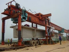 西安客戶架橋機(jī)使用現(xiàn)場